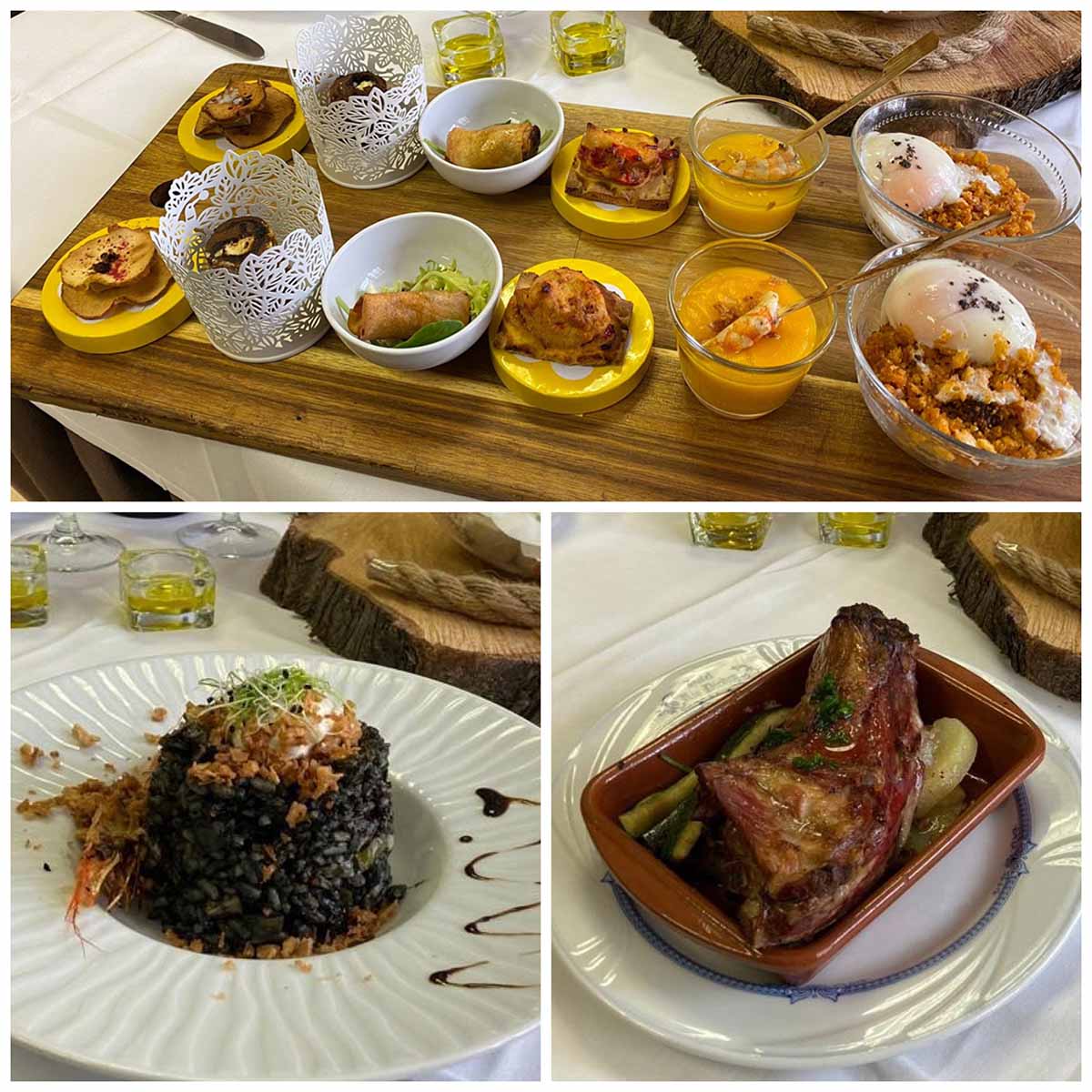 Aperitivos del restaurante